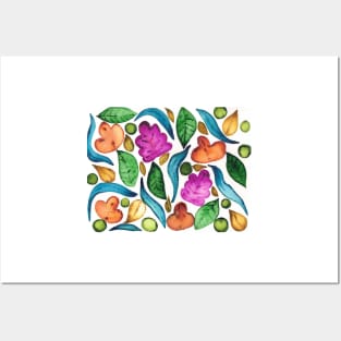 Annapolis Leaf Pattern Posters and Art